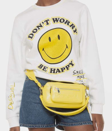 Μπλούζα Φούτερ Smiley DESIGUAL x Smiley