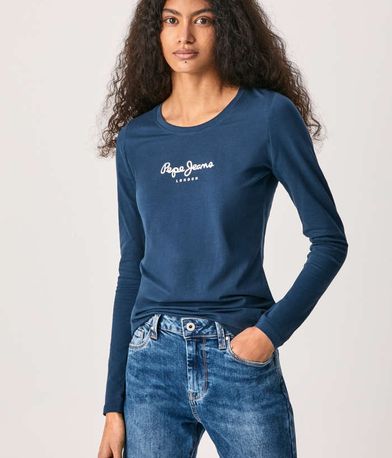 Μακρυμάνικο T-shirt Virginia PEPE JEANS