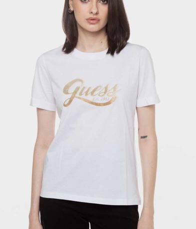 T-shirt Glittery logo GUESS