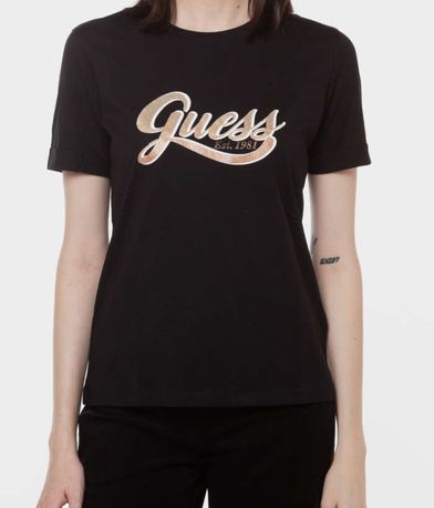 T-shirt Glittery logo GUESS