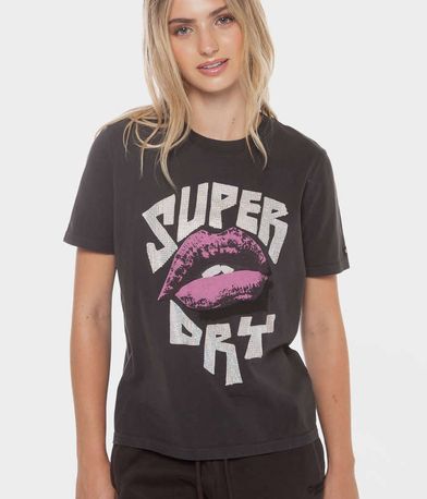 T-Shirt Lo-fi Punk Poster SUPERDRY