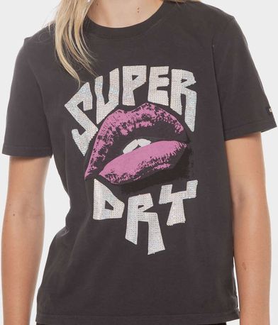 T-Shirt Lo-fi Punk Poster SUPERDRY