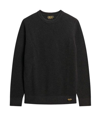 Πλεκτή Μπλούζα Textured Crew Knit SUPERDRY