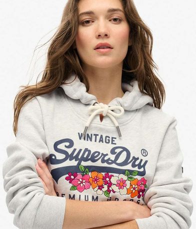 Μπλούζα Φούτερ Vintage Logo Premium Floral SUPERDRY