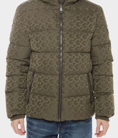 Puffer Μπουφάν Monogram GUESS