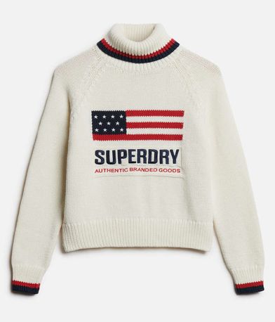 Πλεκτό Πουλόβερ Americana Roll Neck SUPERDRY