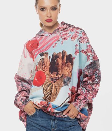 Μπλούζα Φούτερ Surreal Blossom DESIGUAL x LACROIX