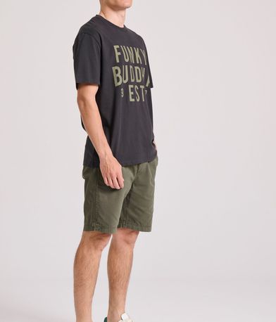 Relaxed fit t-shirt με Funky Buddha τύπωμα