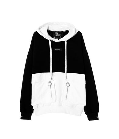 Mwm Capsule Hoodie (MW061810384 BLACK-WHITE)