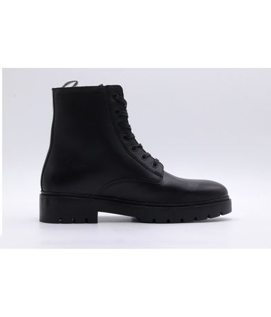 Calvin Klein Combat Mid Laceup Boot Zip Μποτάκια Μόδας (YM0YM00262 0GK)