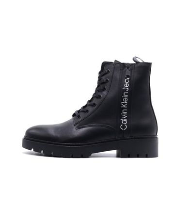 Calvin Klein Combat Mid Laceup Boot Zip Μποτάκια Μόδας (YM0YM00262 0GK)