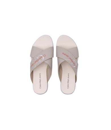 Calvin Klein Flatform Sandal Crisscross Σανδάλι (YW0YW00562 ACF)