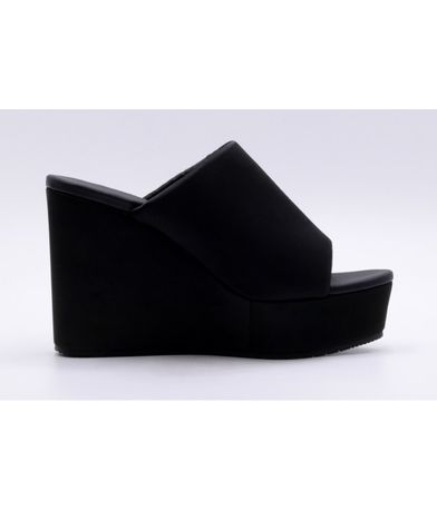 Calvin Klein Wedge  Sat Nyl Dc Mules (YW0YW01359 BEH)