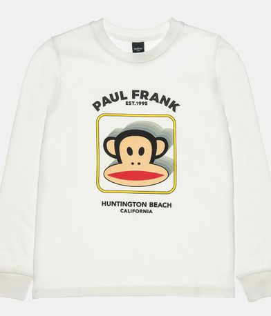 Μπλούζα Paul Frank με τύπωμα - ΕΚΡΟΥ