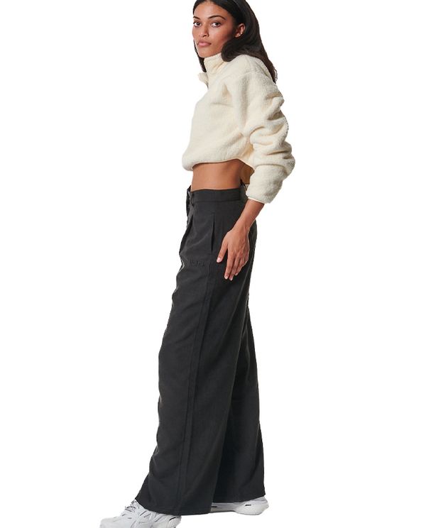 Body Action Womens Wide Leg Παντελόνι Cargo Γυναικείο (021439 BLACK-01)