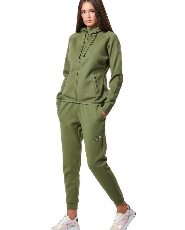 Body Action Womens Sport Sport Gym Tech Παντελόνι Φόρμας Γυναικείο (021444 KHAKI GREEN-07E)