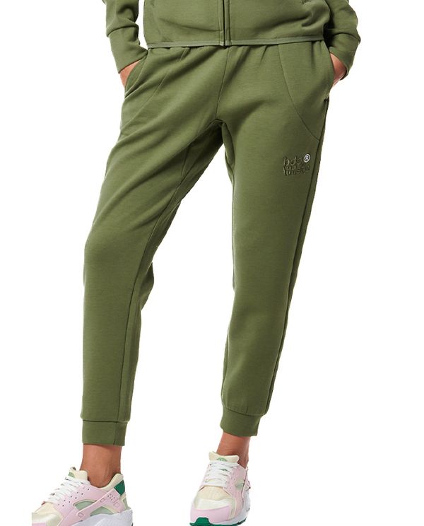 Body Action Womens Sport Sport Gym Tech Παντελόνι Φόρμας Γυναικείο (021444 KHAKI GREEN-07E)