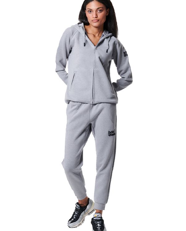 Body Action Womens Sport Gym Tech Παντελόνι Φόρμας Γυναικείο (021444 SILVER GREY-03)