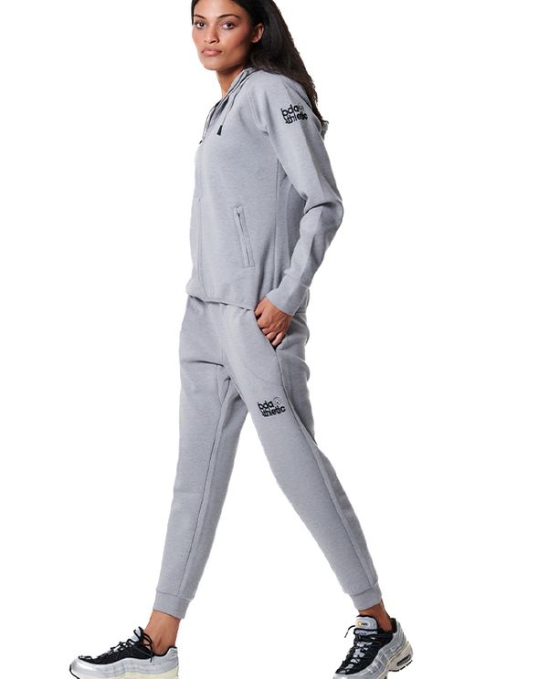 Body Action Womens Sport Gym Tech Παντελόνι Φόρμας Γυναικείο (021444 SILVER GREY-03)