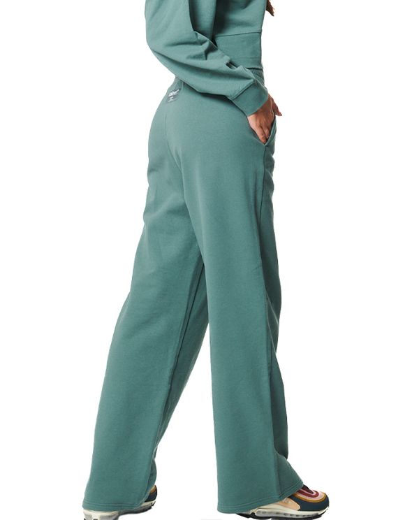 Body Action Wide-Leg Παντελόνι Φόρμας Γυναικείο (021447 PINE GREEN-07B)