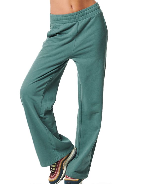 Body Action Wide-Leg Παντελόνι Φόρμας Γυναικείο (021447 PINE GREEN-07B)