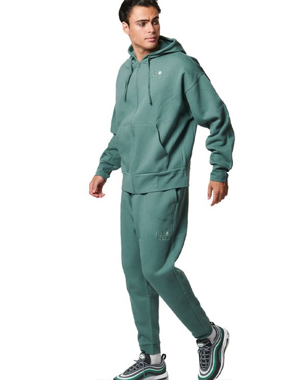 Body Action Lounge Fleece Παντελόνι Φόρμας Ανδρικό (023436 PINE GREEN-07B)