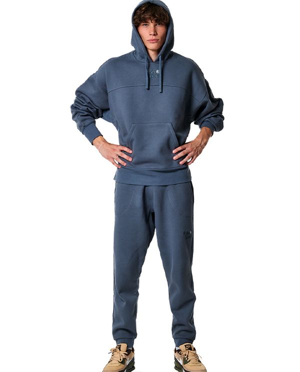 Body Action Lounge Fleece Παντελόνι Φόρμας Ανδρικό (023436 TURBULENCE GREY-03)