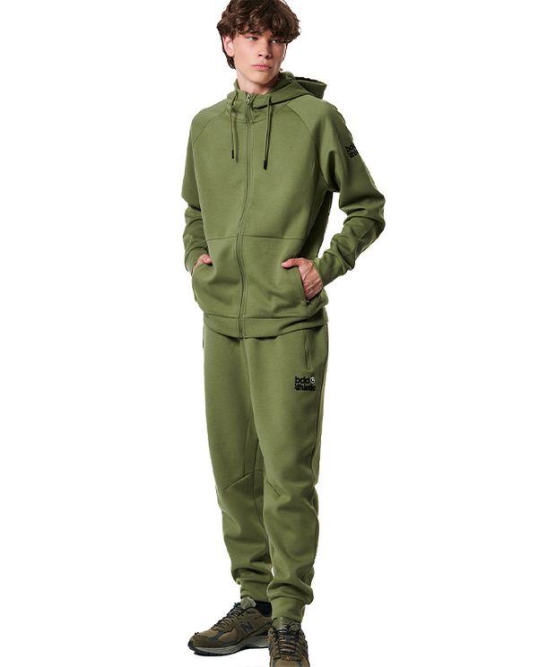 Body Action Men S Sport Gym Tech Παντελόνι Φόρμας Ανδρικό (023440 KHAKI GREEN-07E)