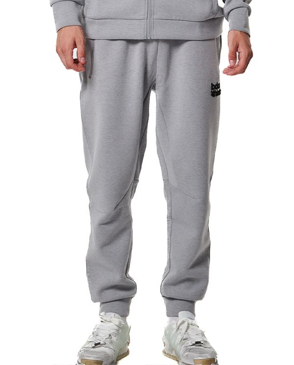 Body Action Men S Sport Gym Tech Παντελόνι Φόρμας Ανδρικό (023440 SILVER GREY-03)