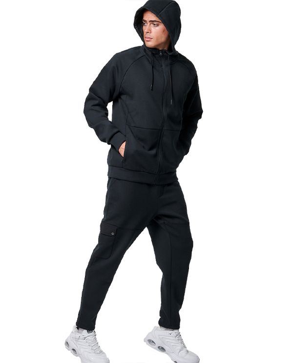 Body Action Mens Gymtech Tracksuit Bottoms Παντελόνι Cargo Ανδρικό (023441 BLACK-01)