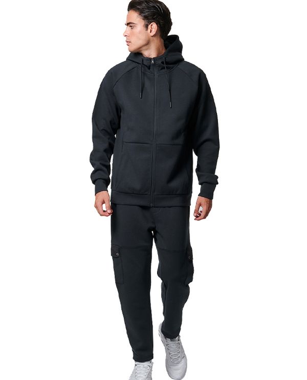 Body Action Mens Gymtech Tracksuit Bottoms Παντελόνι Cargo Ανδρικό (023441 BLACK-01)