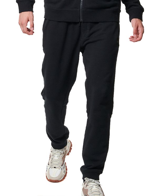 Body Action Mens Cotton Terry Παντελόνι Φόρμας Ανδρικό (023442 BLACK-01)