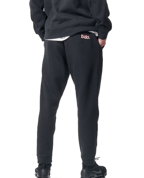 Body Action Fleece Παντελόνι Φόρμας Ανδρικό (023444 BLACK-01)