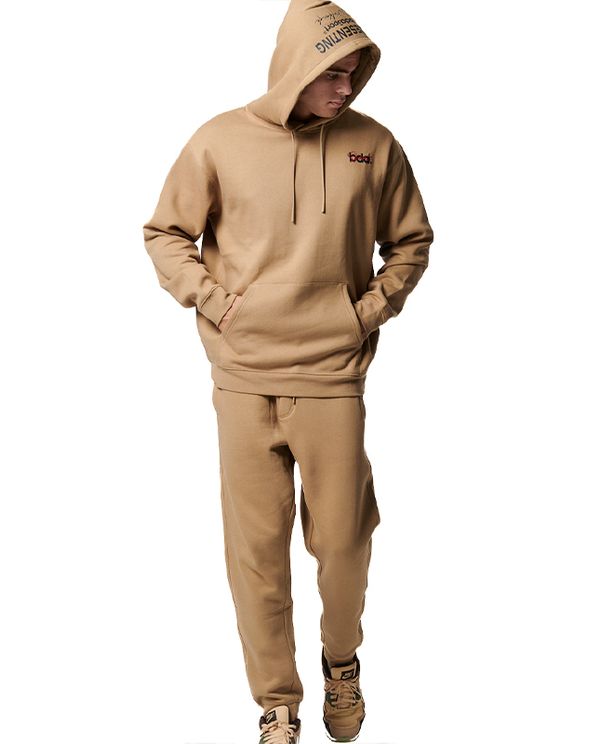 Body Action Fleece Παντελόνι Φόρμας Ανδρικό (023444 NATURAL MOCHA-05E)