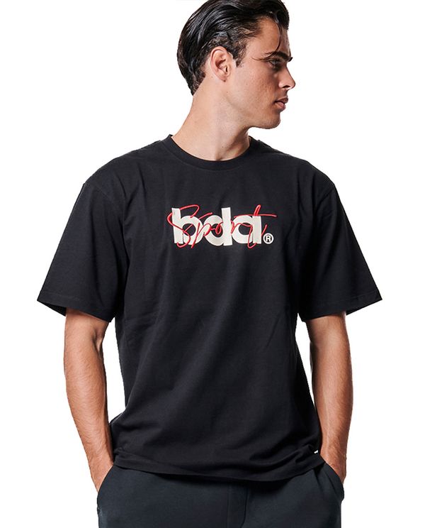 Body Action Mens Cotton Jersey T-Shirt Ανδρικό (053432 BLACK-01)