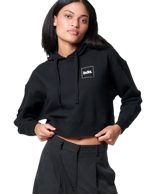 Body Action Womens Cropped Hoodie Γυναικείο (061427 BLACK-01)