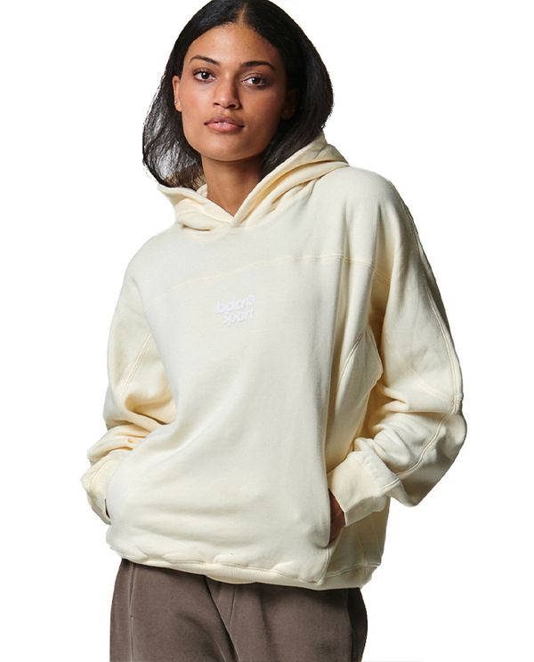 Body Action Gender Neutral Boxy Fit Hoodie (061429 COTTON ECRU-05)