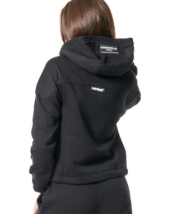 Body Action Half-Zip Hoodie Γυναικείο (061432 BLACK-01)