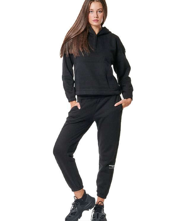 Body Action Half-Zip Hoodie Γυναικείο (061432 BLACK-01)