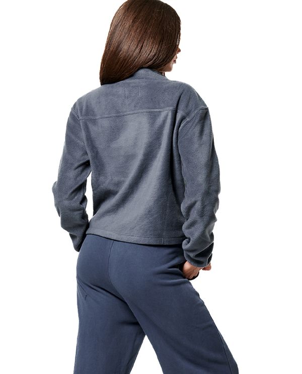 Body Action Womens Half-Zip Polar Fleece Μπλούζα Με Φερμουάρ Γυναικεία (061433 TURBULENCE GREY-03)