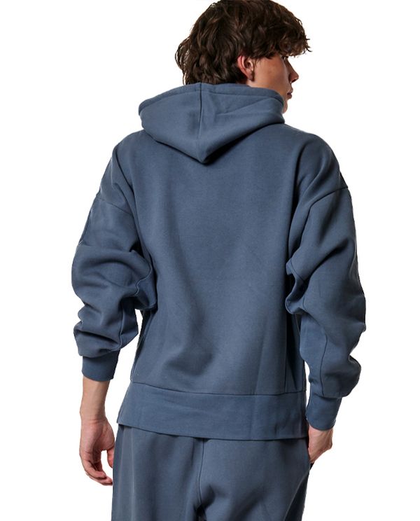 Body Action Lounge Fleece Hoodie Ανδρικό (063416 TURBULENCE GREY-03)