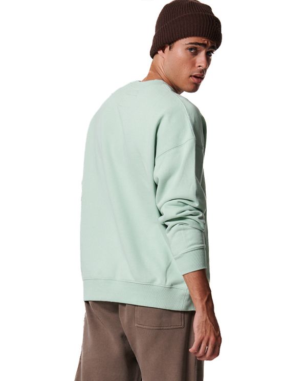 Body Action Crewneck Μπλούζα Με Λαιμόκοψη Ανδρική (063417 AQUA MINT-07D)