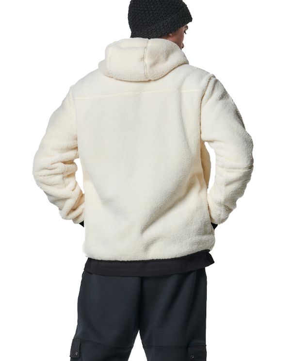 Body Action Men S Half-Zip Sherpa-Fleece Hoodie Ανδρικό (063419 COTTON ECRU-05)