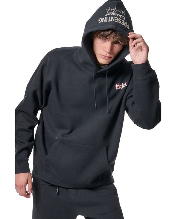 Body Action Hoodie Ανδρικό (063421 BLACK-01)