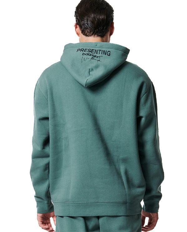 Body Action Hoodie Ανδρικό (063421 PINE GREEN-07B)