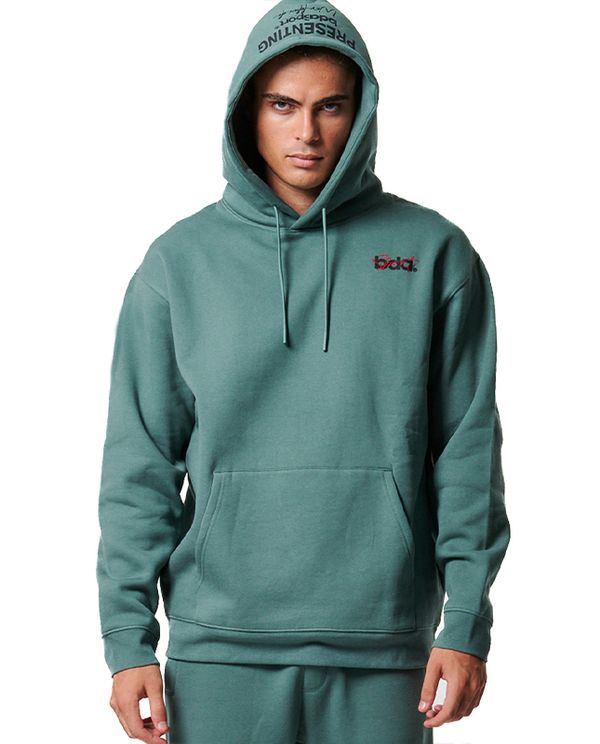 Body Action Hoodie Ανδρικό (063421 PINE GREEN-07B)