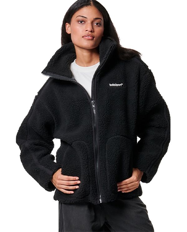 Body Action Zip Through Ζακέτα Sherpa Γυναικεία (071420 BLACK-01)