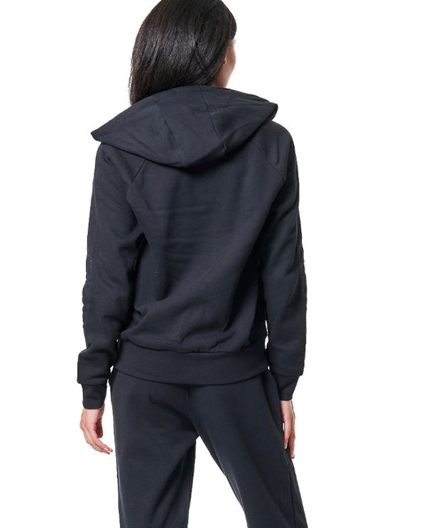 Body Action Fleece Full Zip Ζακέτα Βαμβακερή Γυναικεία (071421 BLACK-01)