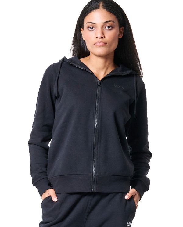 Body Action Fleece Full Zip Ζακέτα Βαμβακερή Γυναικεία (071421 BLACK-01)