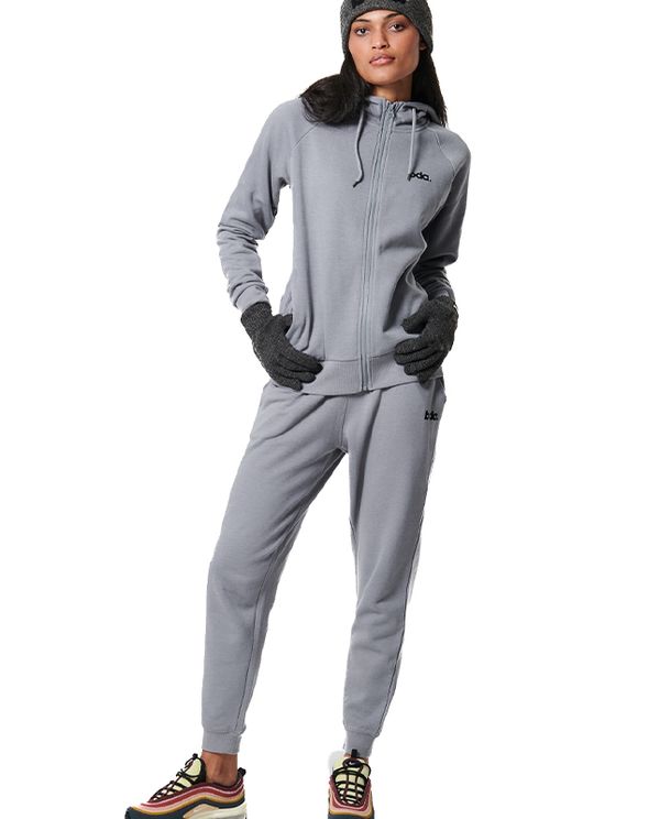 Body Action Fleece Full Zip Ζακέτα Βαμβακερή Γυναικεία (071421 SILVER GREY-03)